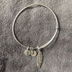 Alex and Ani feather bracelet